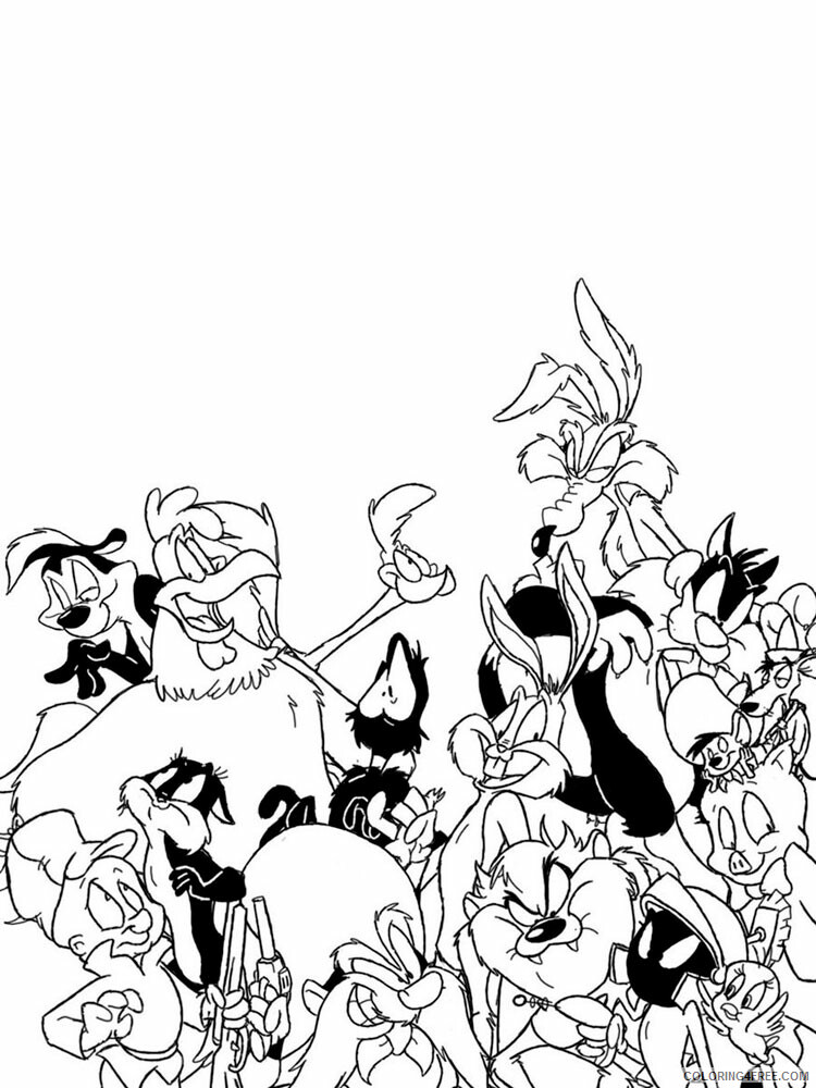 Looney Tunes Characters Coloring Pages TV Film Characters 23 Printable 2020 04626 Coloring4free