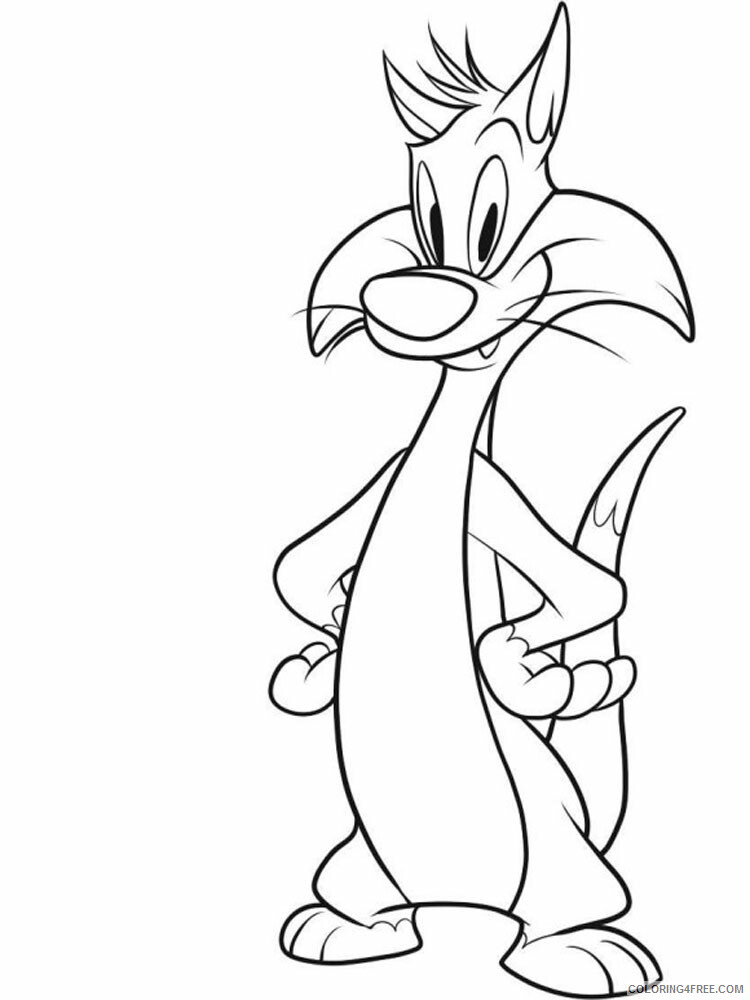 Looney Tunes Characters Coloring Pages TV Film Characters 8 Printable 2020 04632 Coloring4free