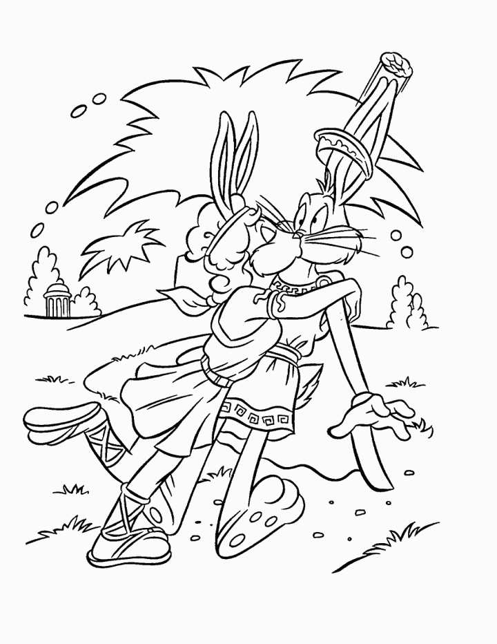 Looney Tunes Coloring Pages TV Film Free Looney Tunes Printable 2020 04567 Coloring4free