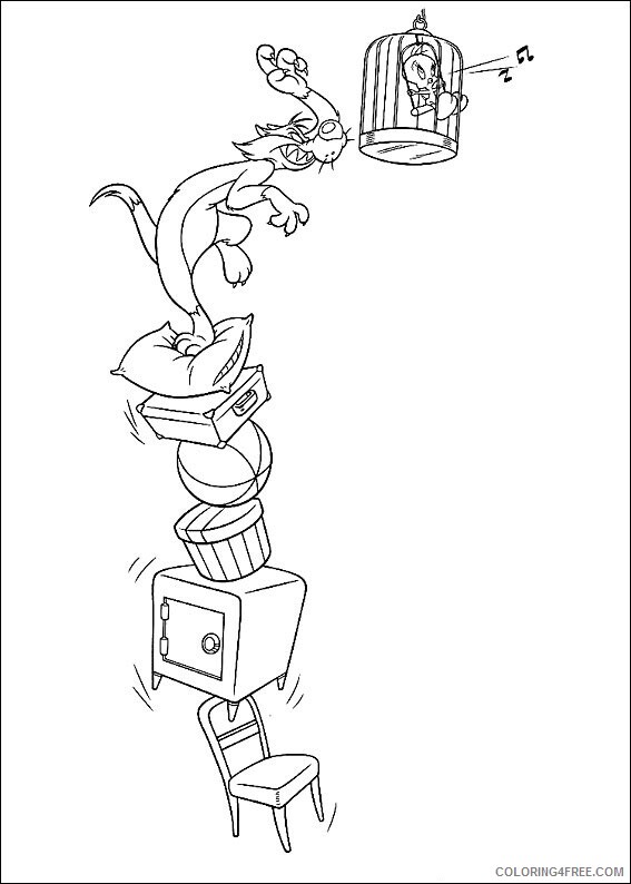Looney Tunes Coloring Pages TV Film Looney Tunes 2 Printable 2020 04572 Coloring4free
