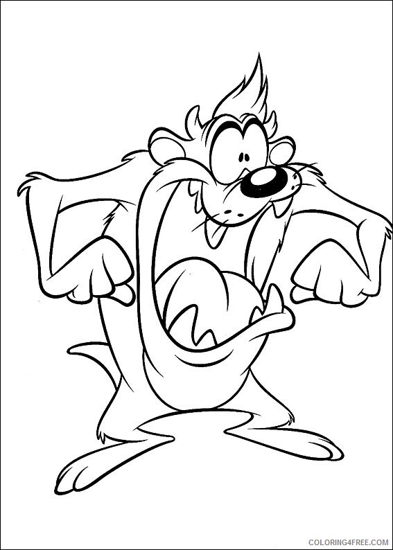 Looney Tunes Coloring Pages TV Film Looney Tunes 2 Printable 2020 04607 Coloring4free