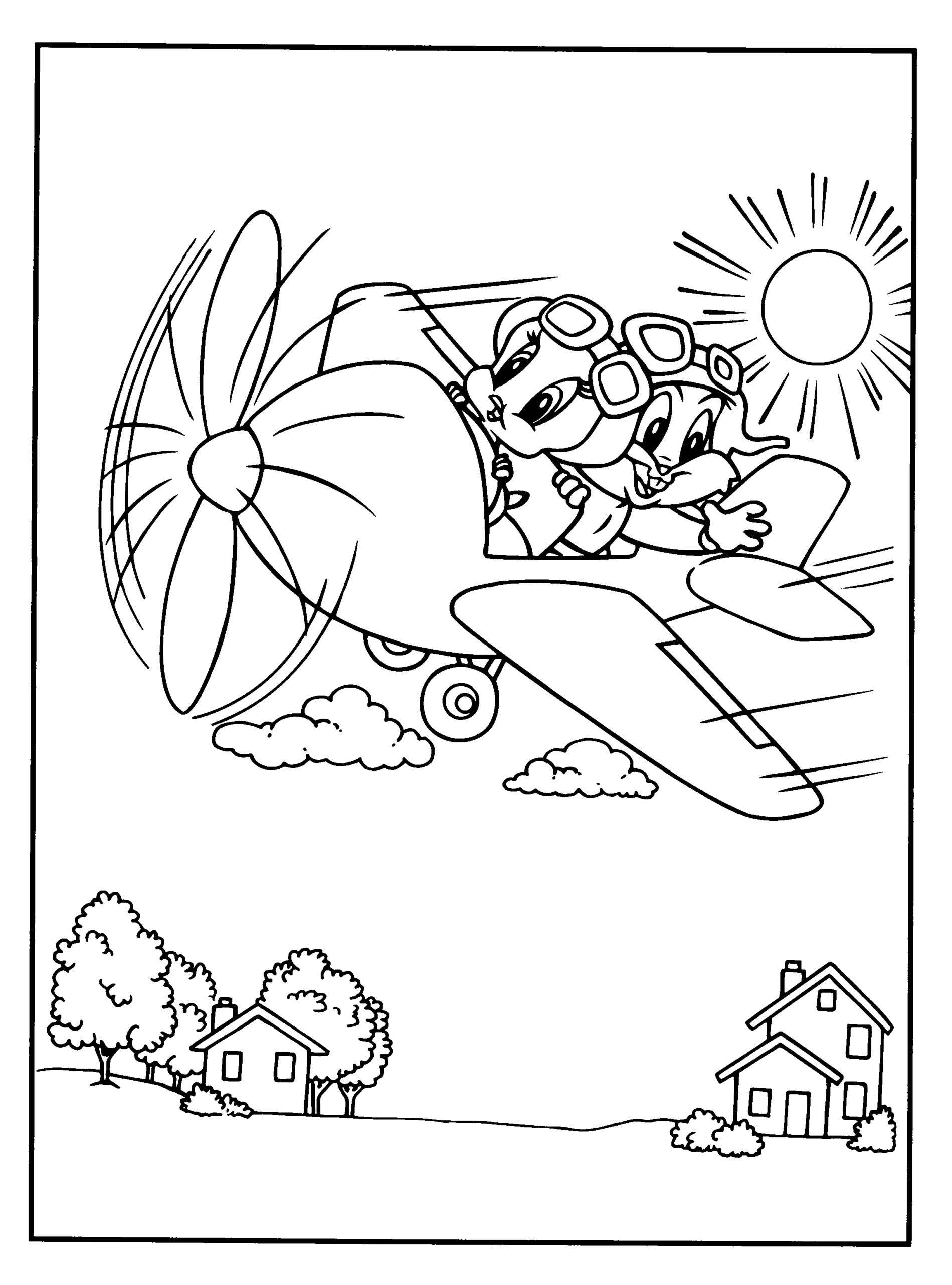 Looney Tunes Coloring Pages TV Film looney tunes 14 Printable 2020 04580 Coloring4free