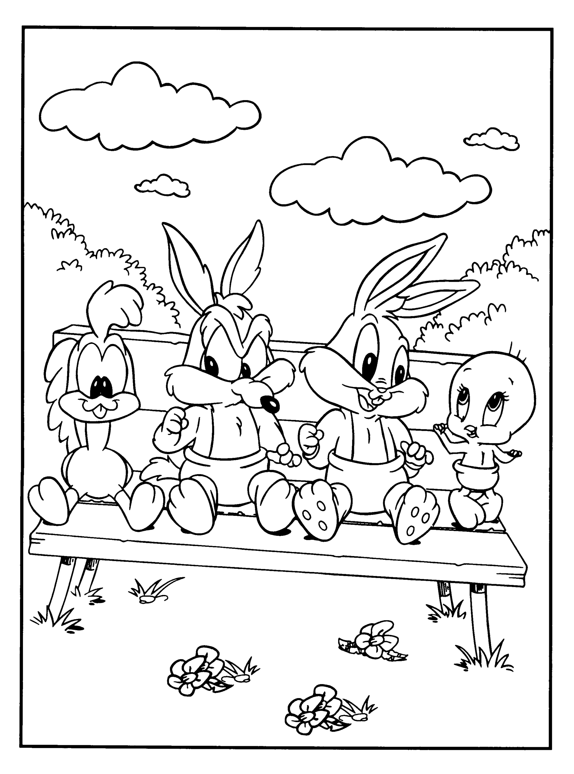 Looney Tunes Coloring Pages TV Film looney tunes 16 Printable 2020 04582 Coloring4free