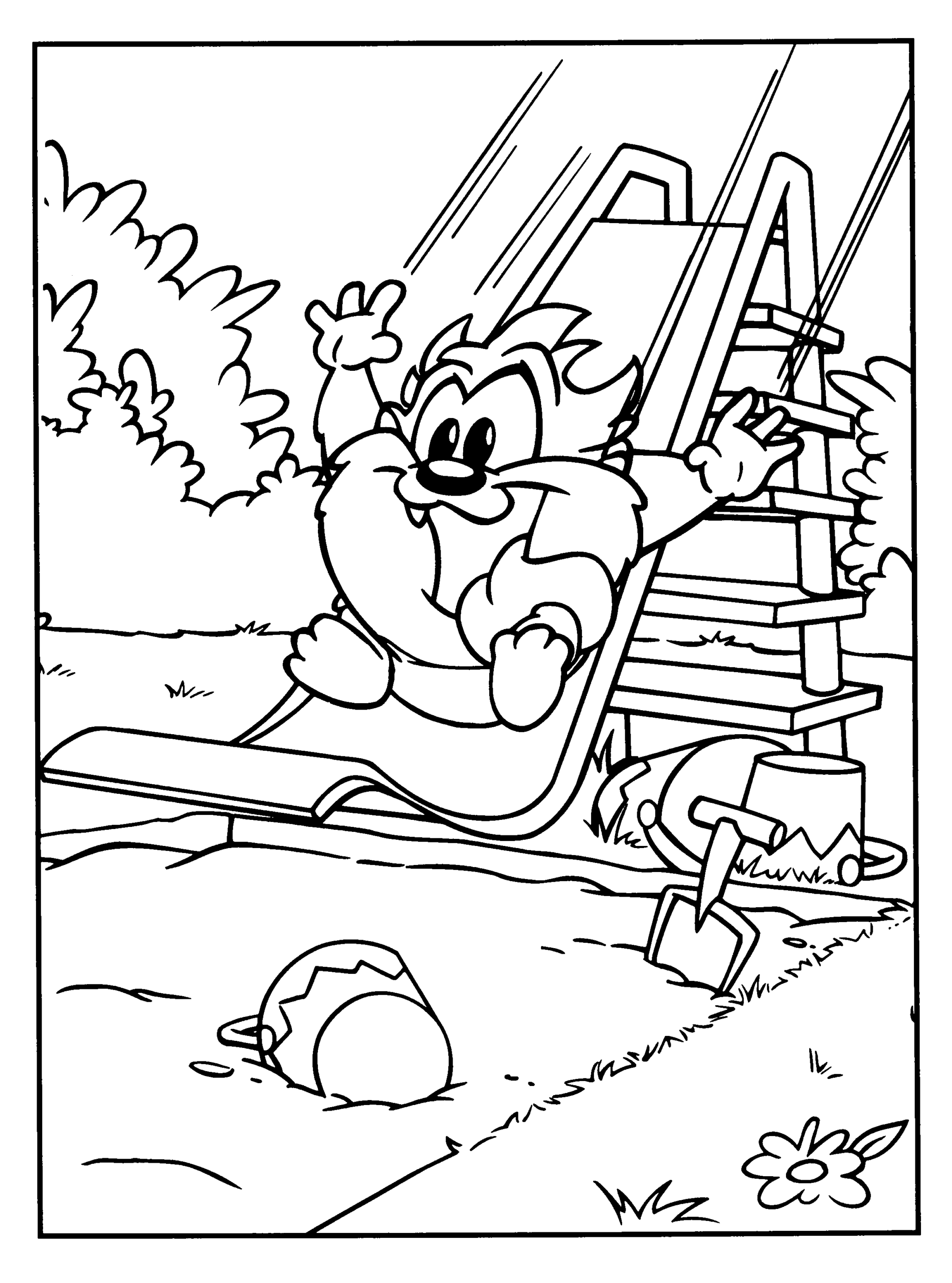 Looney Tunes Coloring Pages TV Film looney tunes 6 Printable 2020 04595 Coloring4free