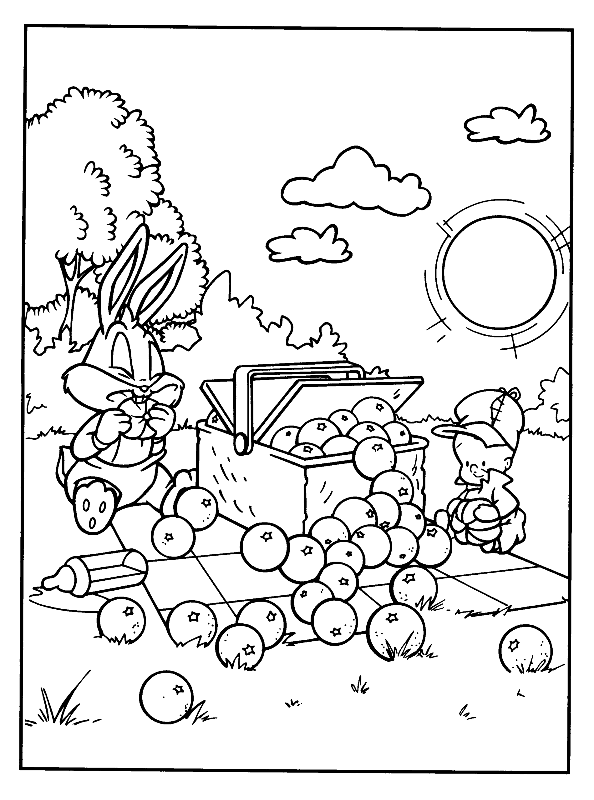 Looney Tunes Coloring Pages TV Film looney tunes 8 Printable 2020 04597 Coloring4free