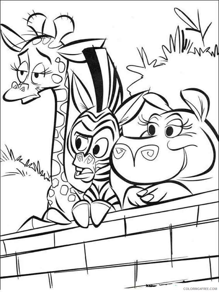 Madagascar Coloring Pages TV Film madagascar 11 Printable 2020 04718 Coloring4free