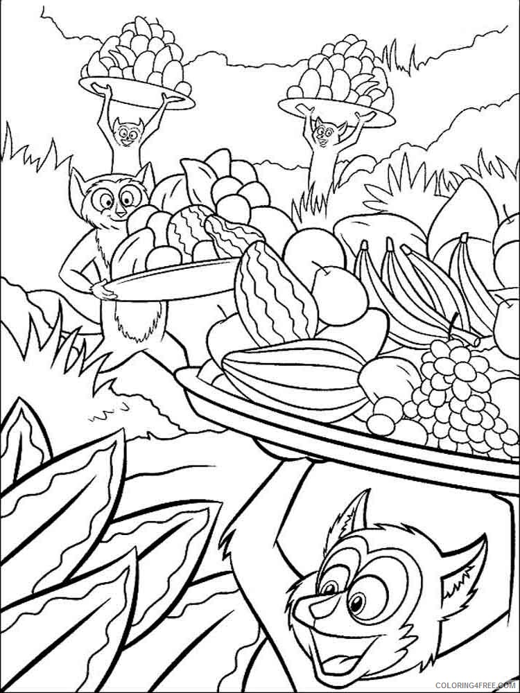 Madagascar Coloring Pages TV Film madagascar 13 Printable 2020 04720 Coloring4free