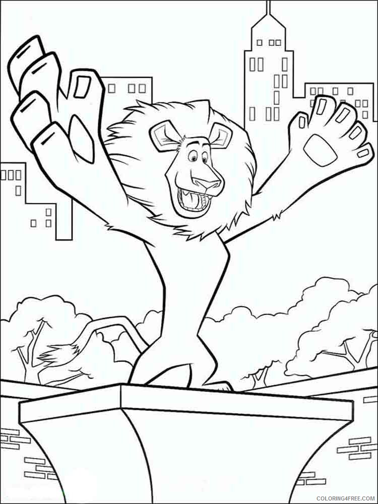 Madagascar Coloring Pages TV Film madagascar 19 Printable 2020 04726 Coloring4free