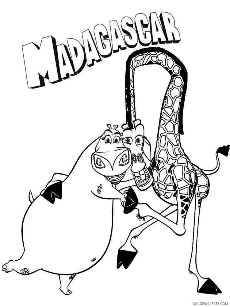 Madagascar Coloring Pages TV Film madagascar 20 Printable 2020 04728 Coloring4free