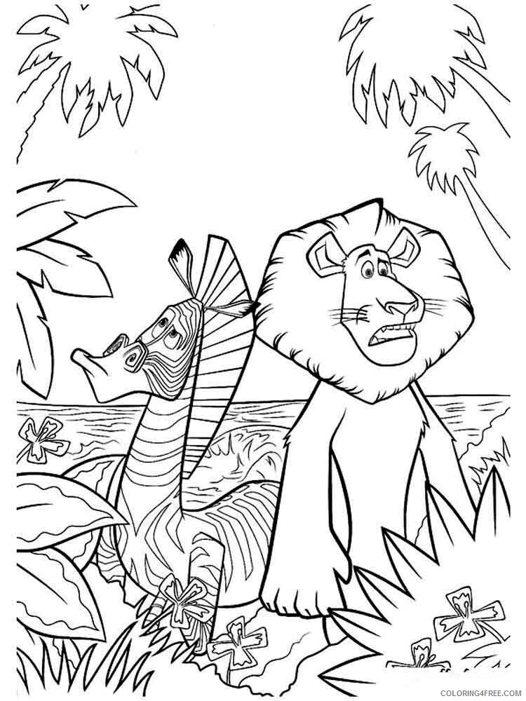 Madagascar Coloring Pages TV Film madagascar 23 Printable 2020 04731 Coloring4free