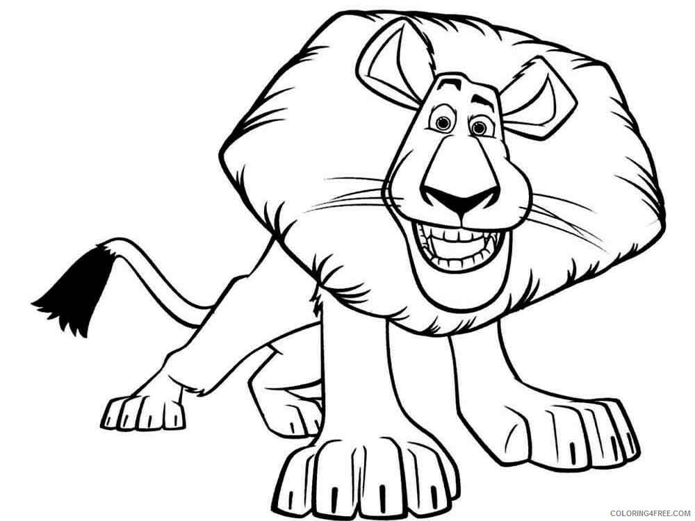 Madagascar Coloring Pages TV Film madagascar 26 Printable 2020 04732 Coloring4free