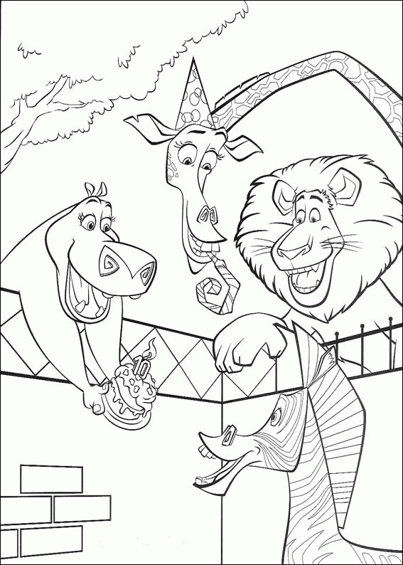 Madagascar Coloring Pages TV Film madagascar 27 Printable 2020 04733 Coloring4free
