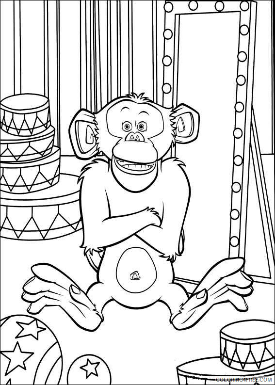 Madagascar Coloring Pages TV Film madagascar 3 gYW2G Printable 2020 04686 Coloring4free