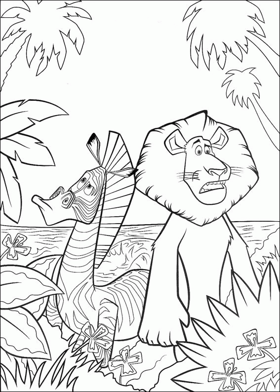 Madagascar Coloring Pages TV Film madagascar 31 Printable 2020 04740 Coloring4free
