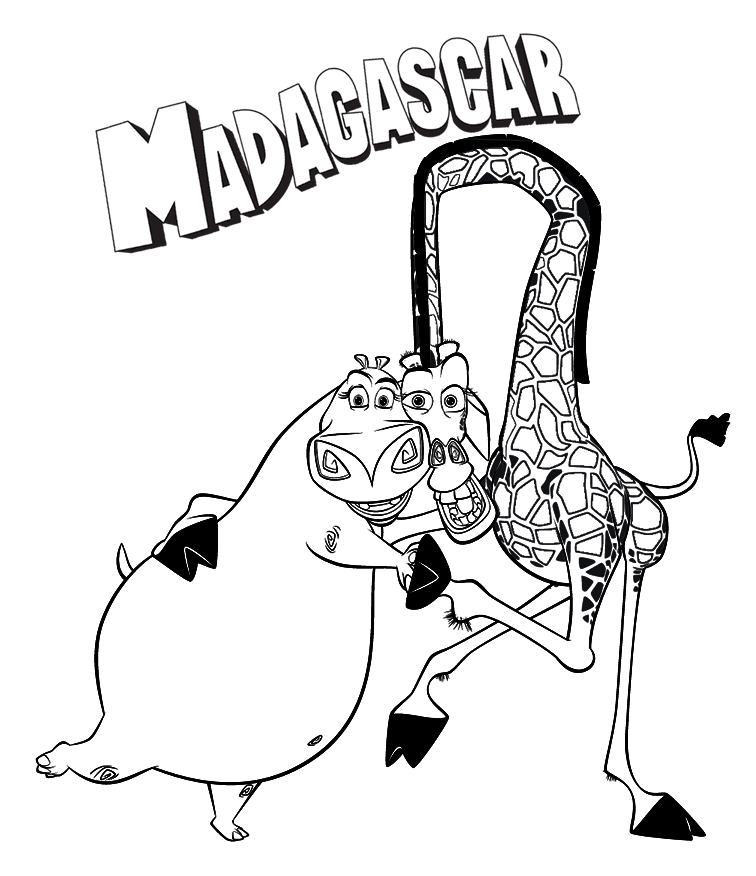 Madagascar Coloring Pages TV Film madagascar 37 Printable 2020 04748 Coloring4free