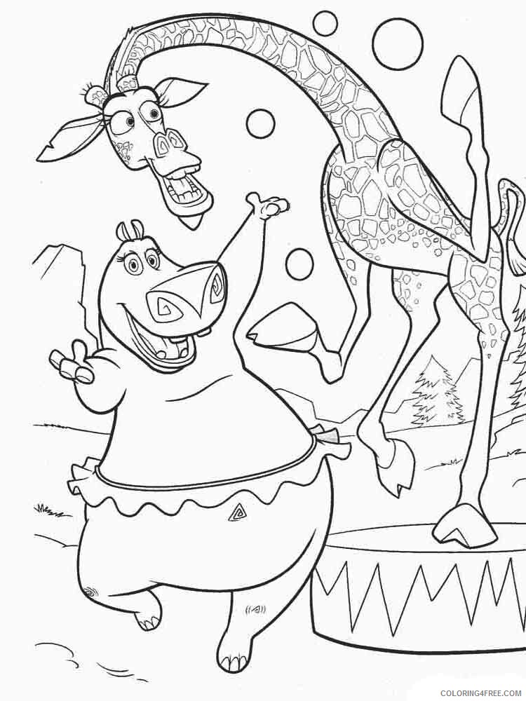 Madagascar Coloring Pages TV Film madagascar 4 Printable 2020 04750 Coloring4free