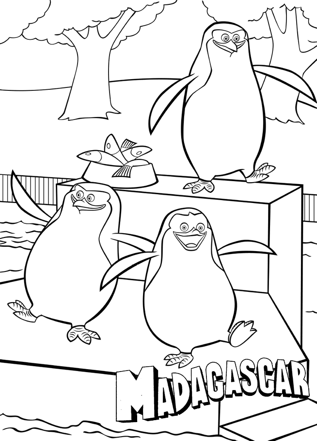 Madagascar Coloring Pages TV Film madagascar 41 Printable 2020 04751 Coloring4free