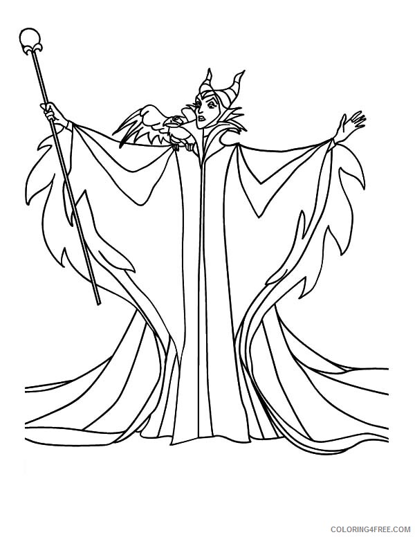 Maleficent Coloring Pages TV Film Maleficent Printable 2020 04836 Coloring4free