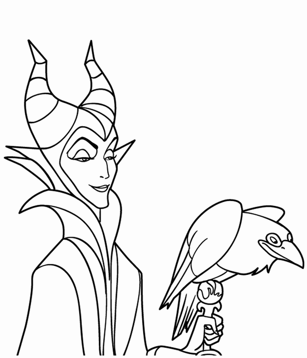 Maleficent Coloring Pages TV Film Maleficent_coloring10 Printable 2020 04823 Coloring4free