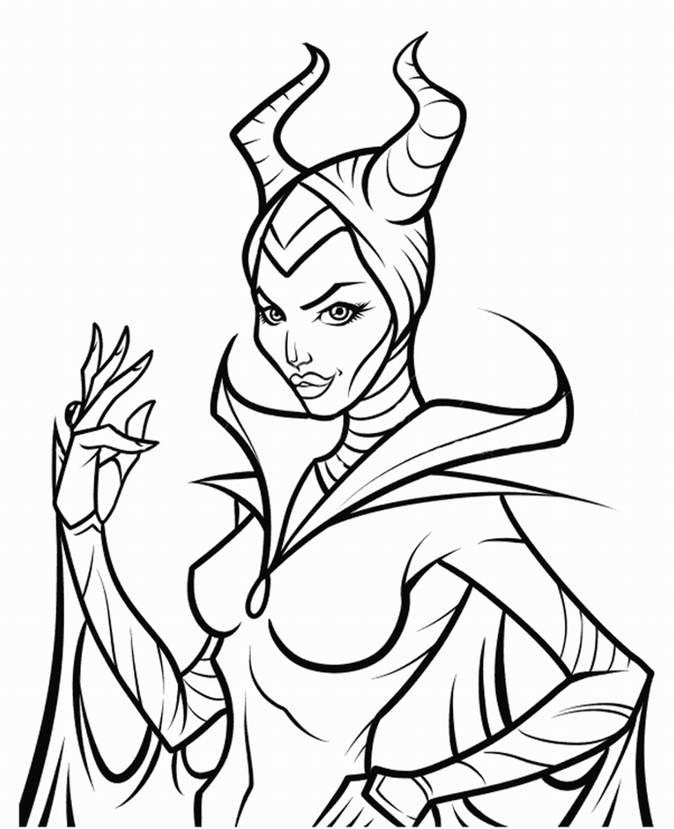 Maleficent Coloring Pages TV Film Maleficent_coloring11 Printable 2020 04824 Coloring4free
