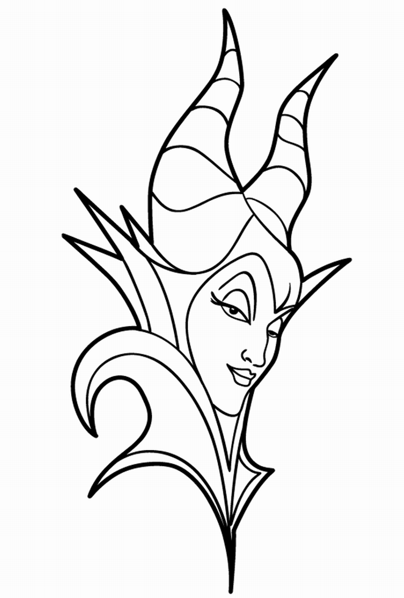 Maleficent Coloring Pages TV Film Maleficent_coloring12 Printable 2020 04825 Coloring4free