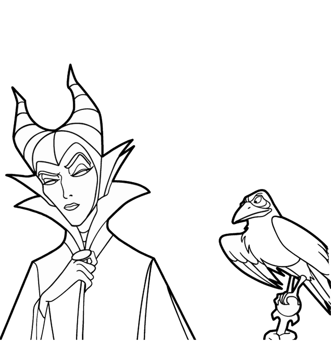 Maleficent Coloring Pages TV Film Maleficent_coloring7 Printable 2020 04829 Coloring4free