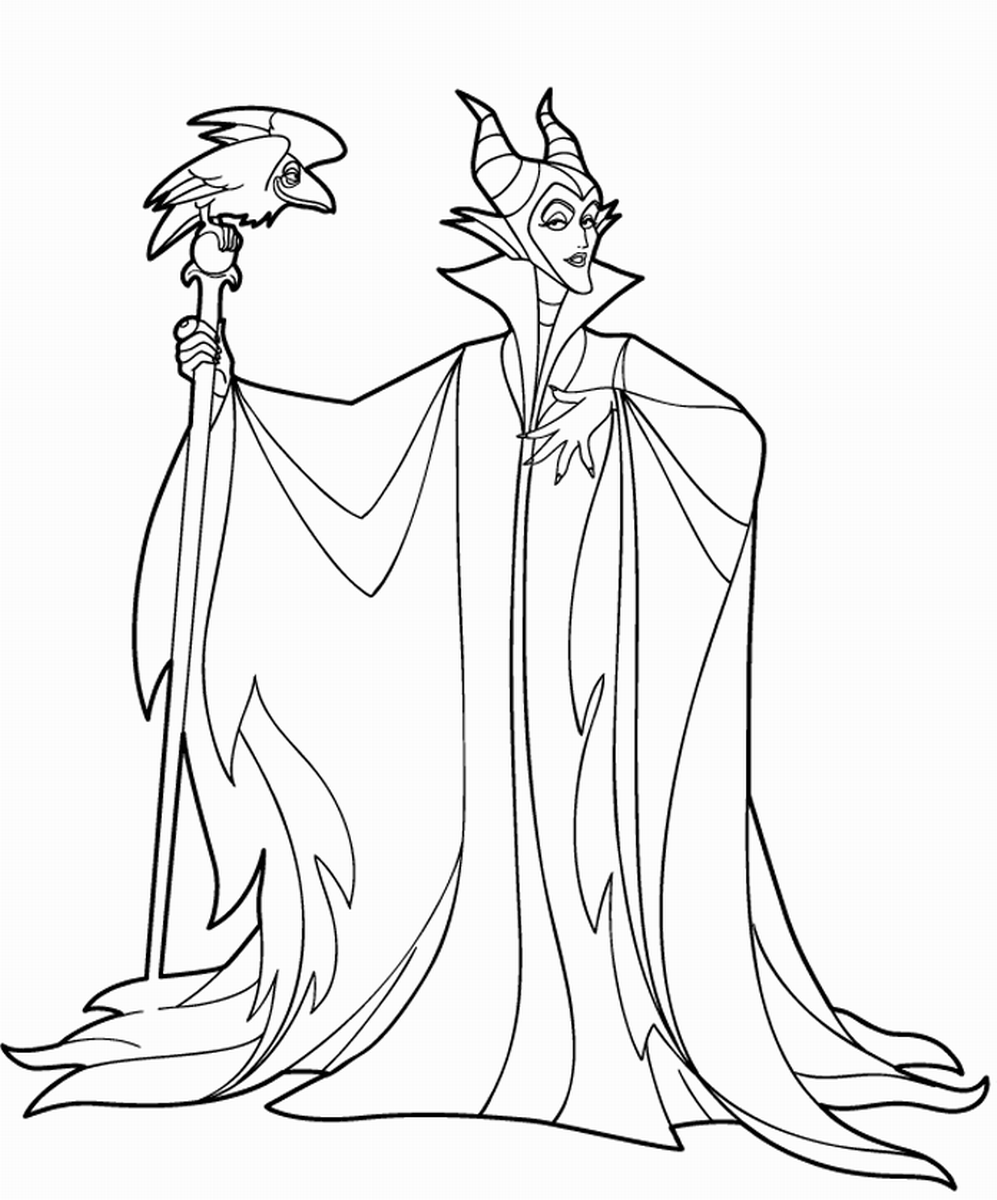 Maleficent Coloring Pages TV Film Maleficent_coloring8 Printable 2020 04830 Coloring4free