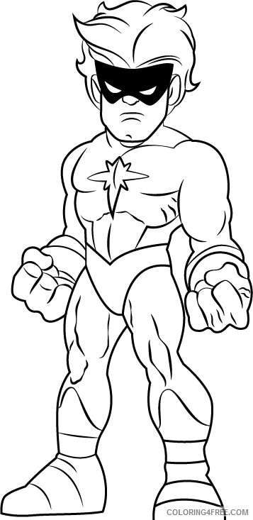 Marvel Coloring Pages TV Film captain marvel a4 Printable 2020 04847 Coloring4free