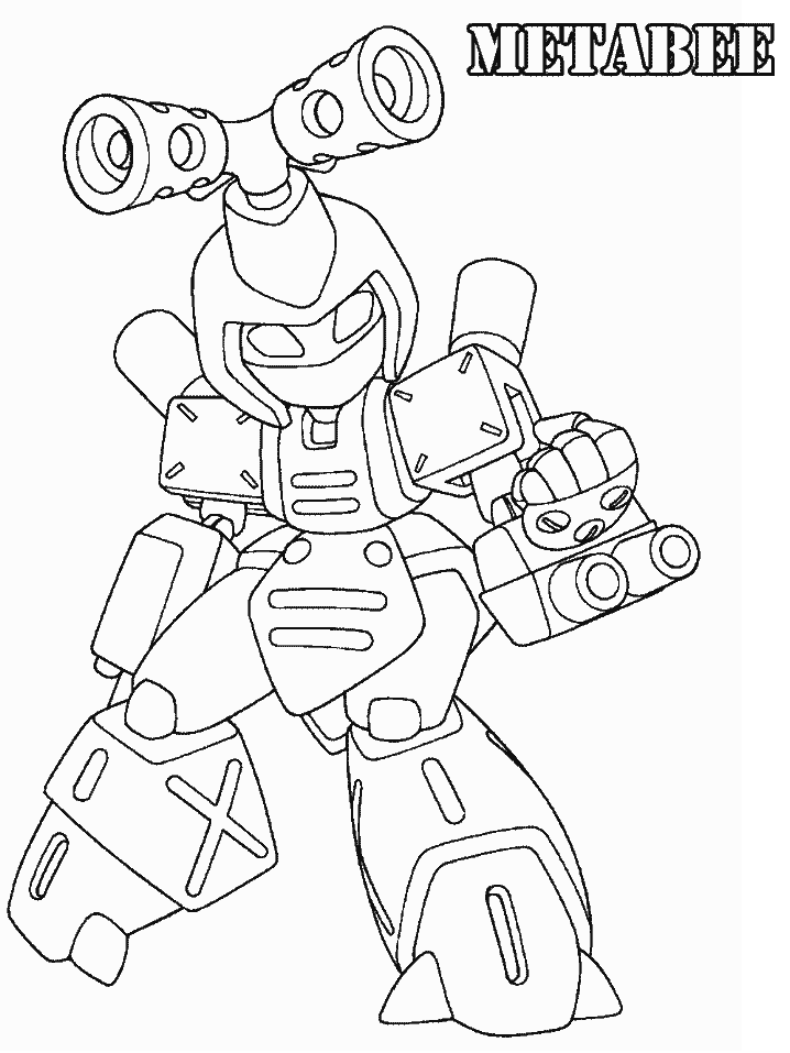 Medabots Coloring Pages TV Film 4 Printable 2020 04924 Coloring4free