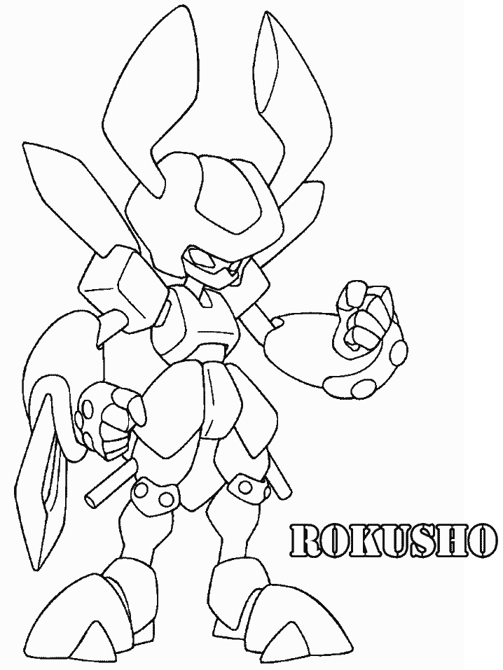 Medabots Coloring Pages TV Film 6 Printable 2020 04926 Coloring4free