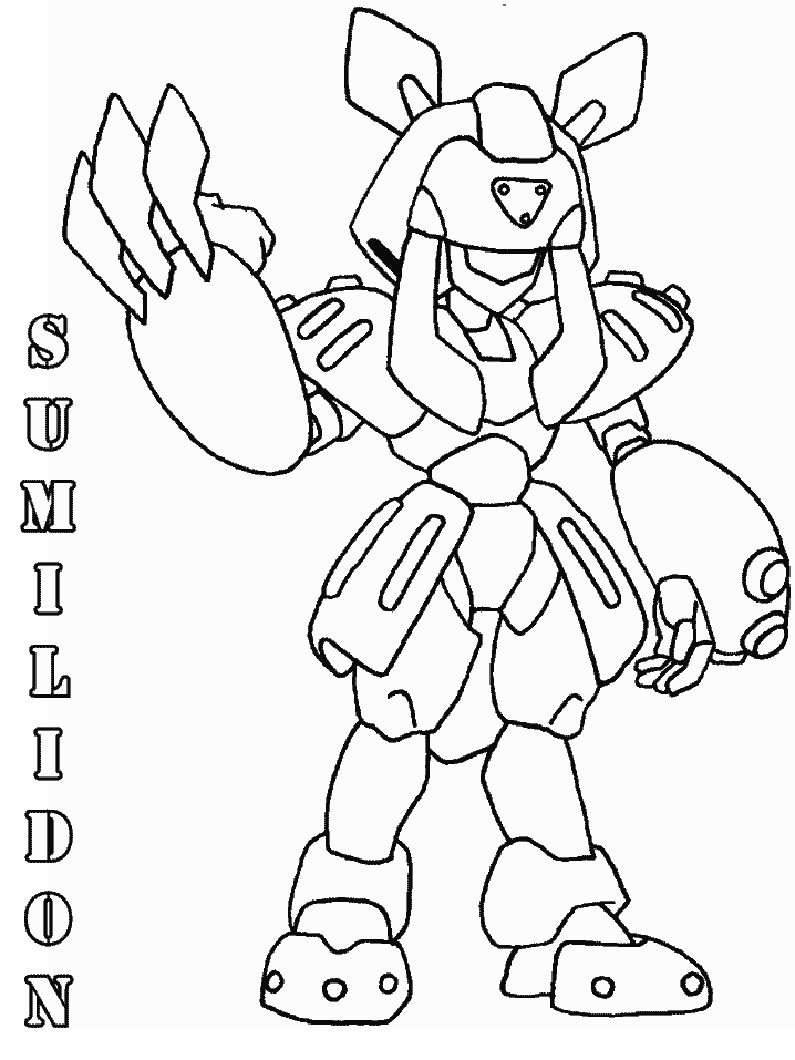 Medabots Coloring Pages TV Film 7 Printable 2020 04927 Coloring4free