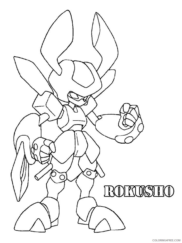 Medabots Coloring Pages TV Film Medabots 5 Printable 2020 04943 Coloring4free