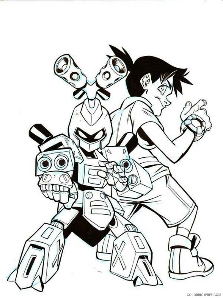 Medabots Coloring Pages TV Film Medabots 6 Printable 2020 04944 Coloring4free