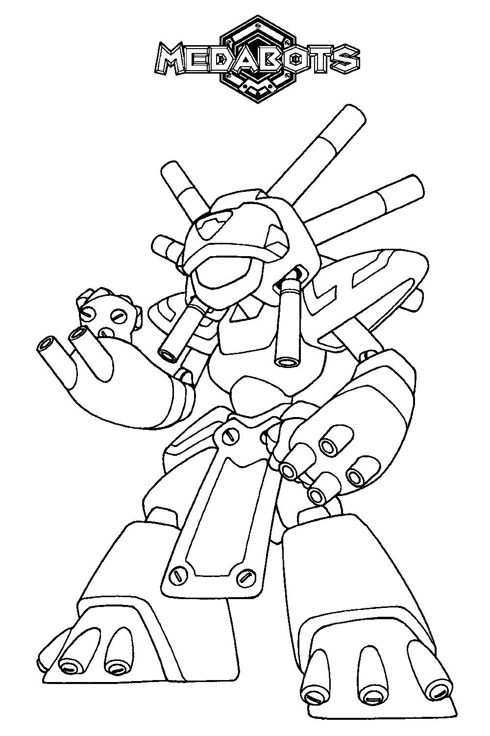 Medabots Coloring Pages TV Film medabots IaHhz Printable 2020 04932 Coloring4free