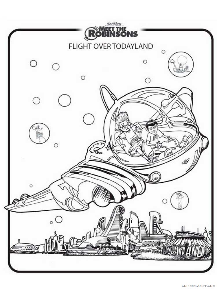 Meet the Robinsons Coloring Pages TV Film Meet the Robinsons Printable 2020 05046 Coloring4free
