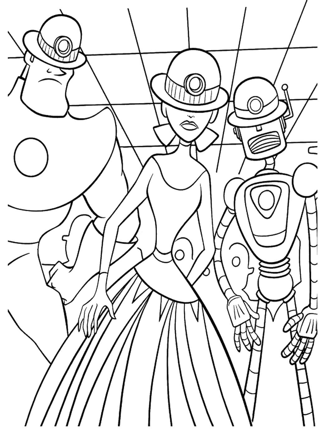 Meet the Robinsons Coloring Pages TV Film Printable 2020 04957 Coloring4free