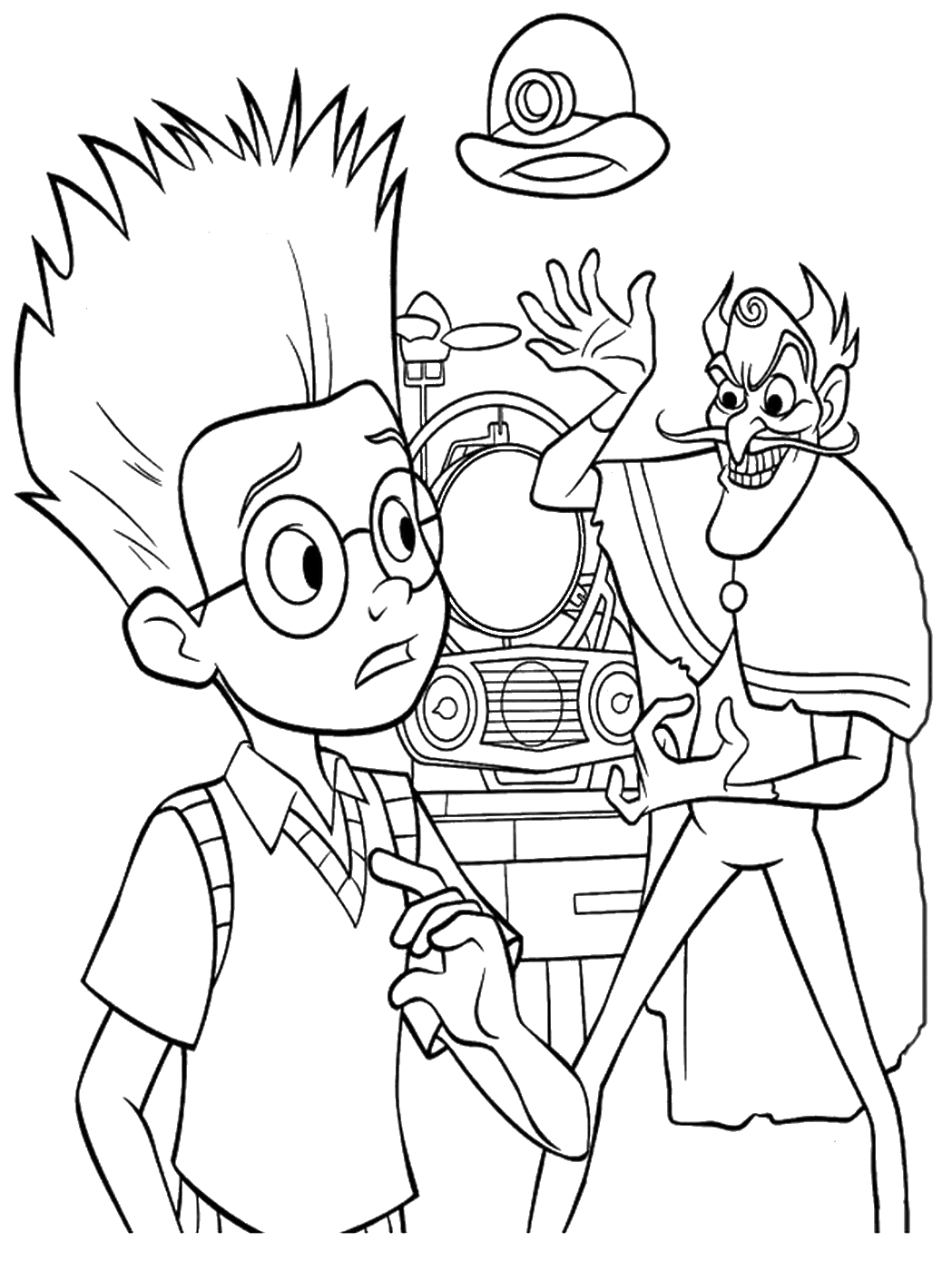 Meet the Robinsons Coloring Pages TV Film Printable 2020 04960 Coloring4free