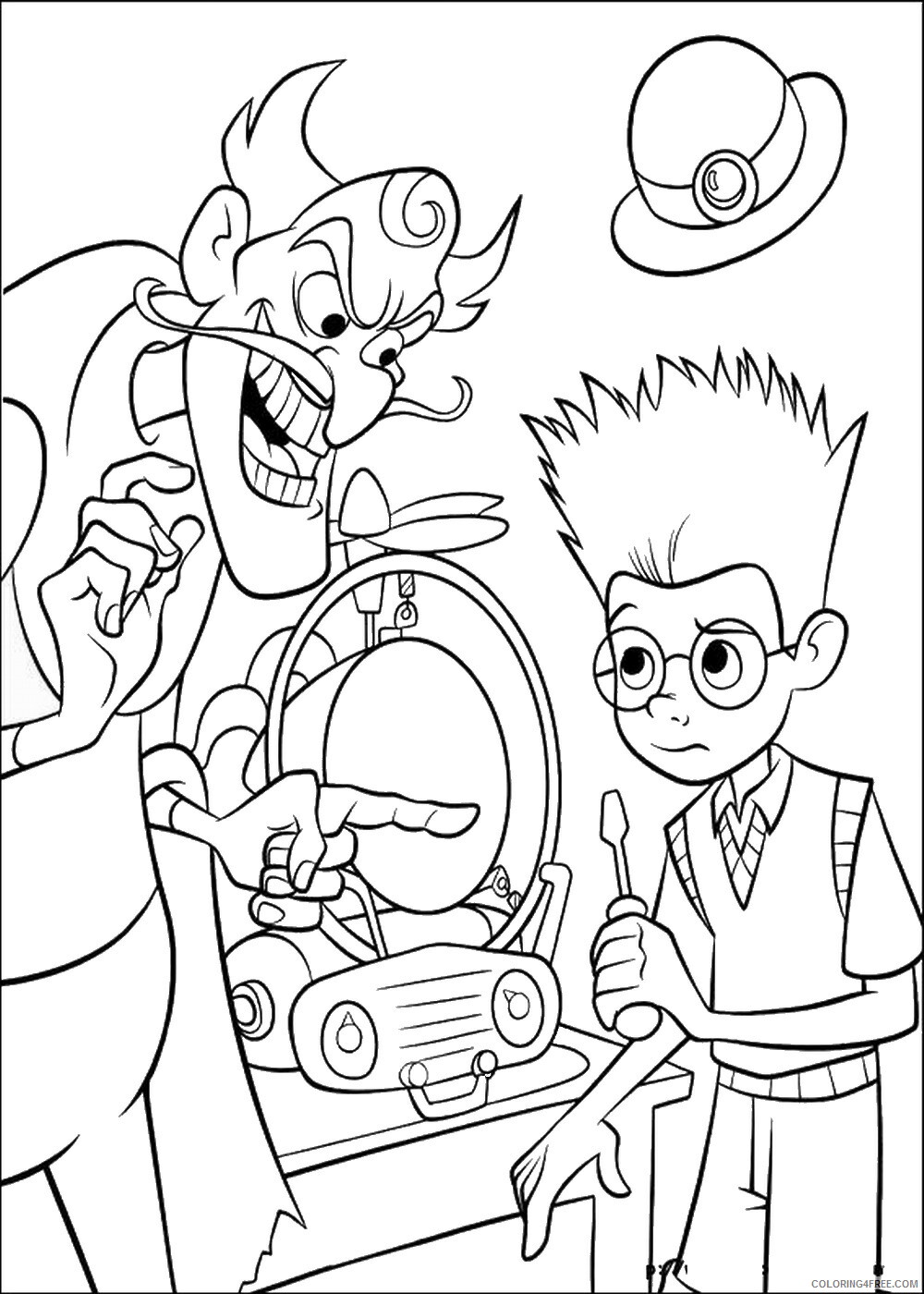 Meet the Robinsons Coloring Pages TV Film Printable 2020 04970 Coloring4free