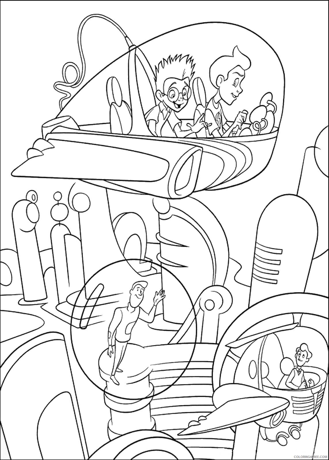 Meet the Robinsons Coloring Pages TV Film Printable 2020 04974 Coloring4free
