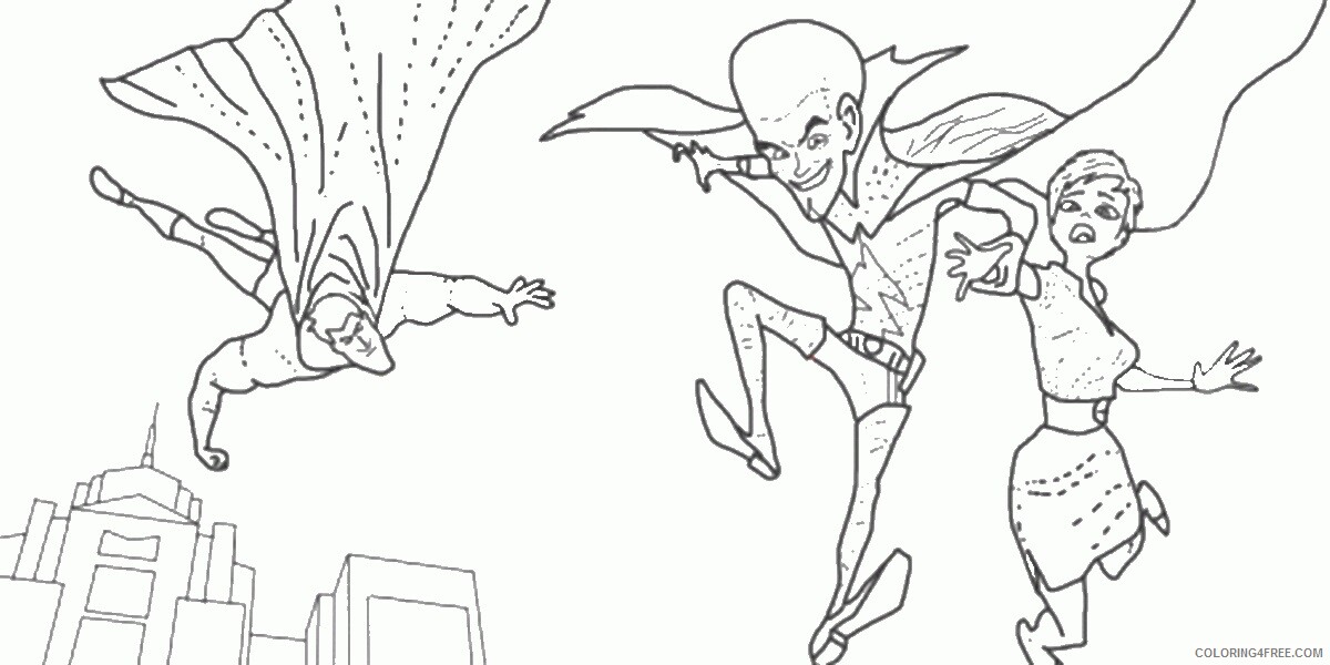 Megamind Coloring Pages TV Film megamind_cl_12 Printable 2020 05077 Coloring4free