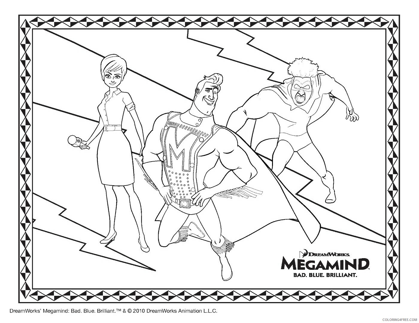 Megamind Coloring Pages TV Film megamind_cl_16 Printable 2020 05081 Coloring4free