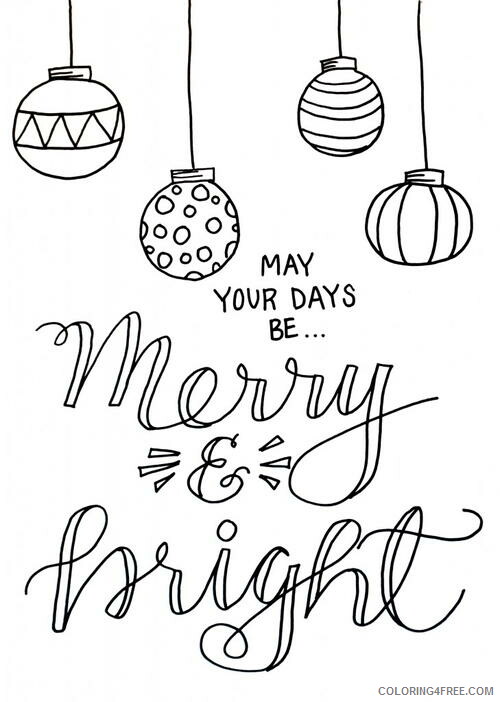 Merry Christmas Coloring Pages Merry Christmas Printable 2020 379 Coloring4free
