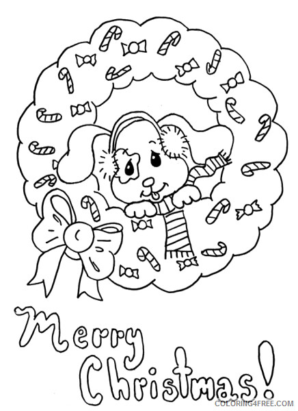 Merry Christmas Coloring Pages Merry Christmas for Preschoolers 2020 394 Coloring4free