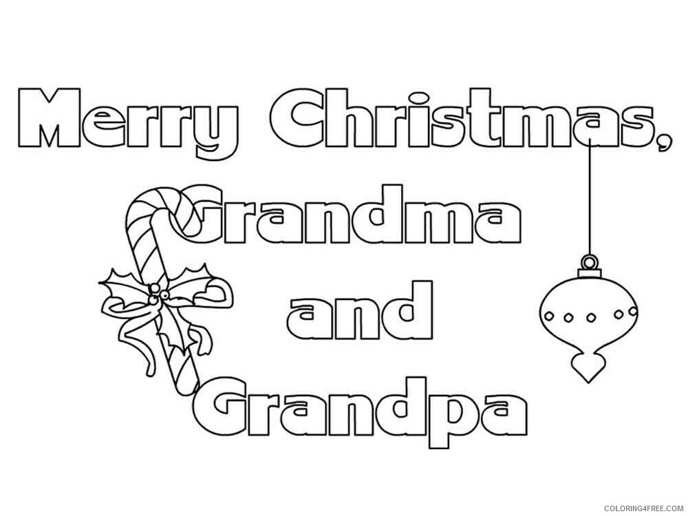 Merry Christmas Coloring Pages merry christmas 14 Printable 2020 384 Coloring4free