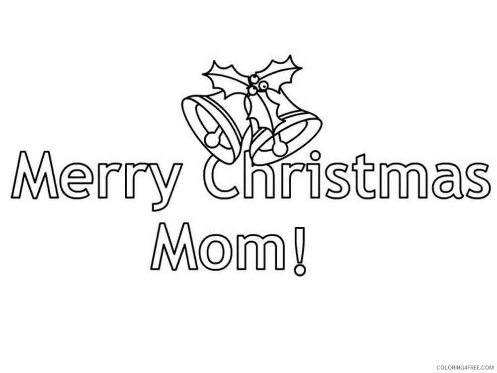 Merry Christmas Coloring Pages merry christmas 15 Printable 2020 385 Coloring4free