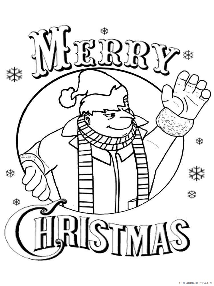 Merry Christmas Coloring Pages merry christmas 18 Printable 2020 387 Coloring4free