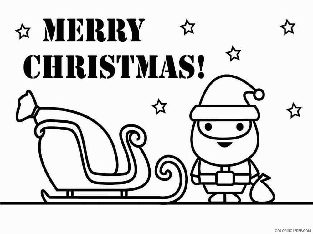 Merry Christmas Coloring Pages merry christmas 8 Printable 2020 391 Coloring4free