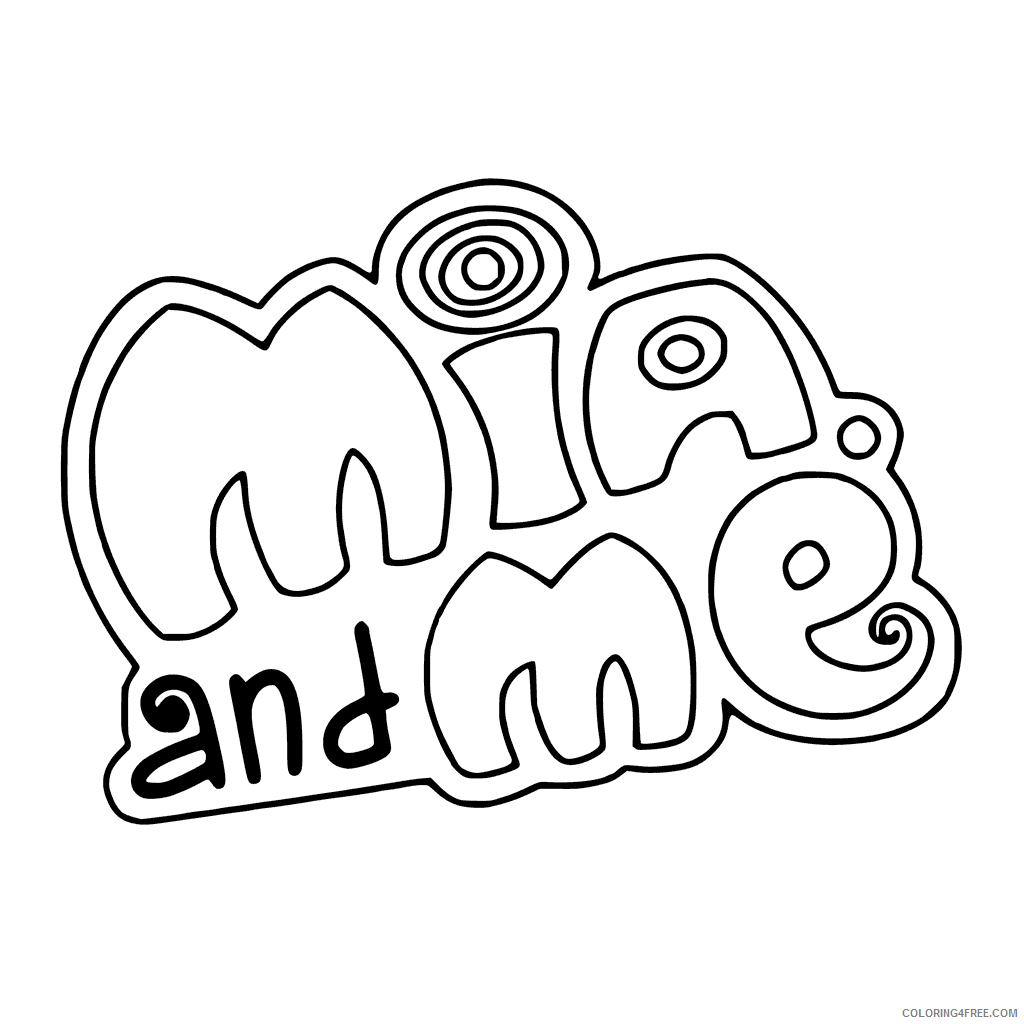 Mia and Me Coloring Pages TV Film Mia and Me Printable 2020 05083 Coloring4free
