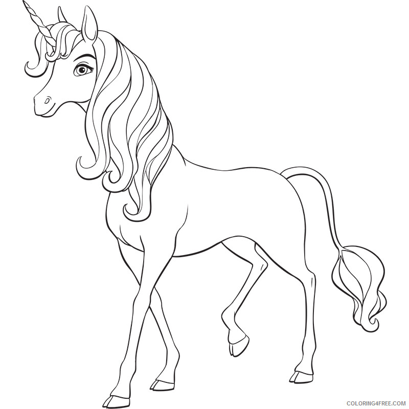 Mia and Me Coloring Pages TV Film Mia and Me Unicorn Printable 2020 05090 Coloring4free