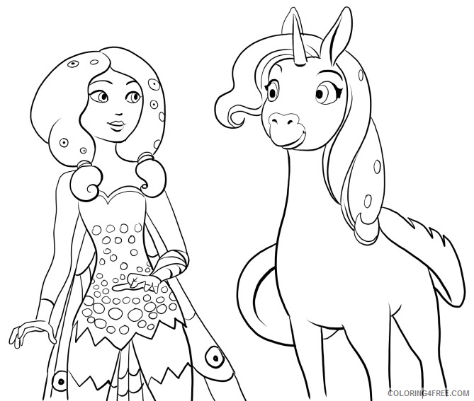 Mia and Me Coloring Pages TV Film Printable Mia and Me Printable 2020 05095 Coloring4free